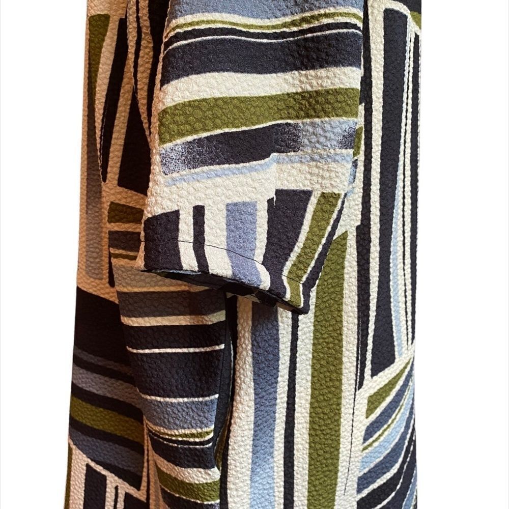 0176 Anthropology Weston Wear Boho Geometric Dress Tunic Size M New - Picture 2 of 10